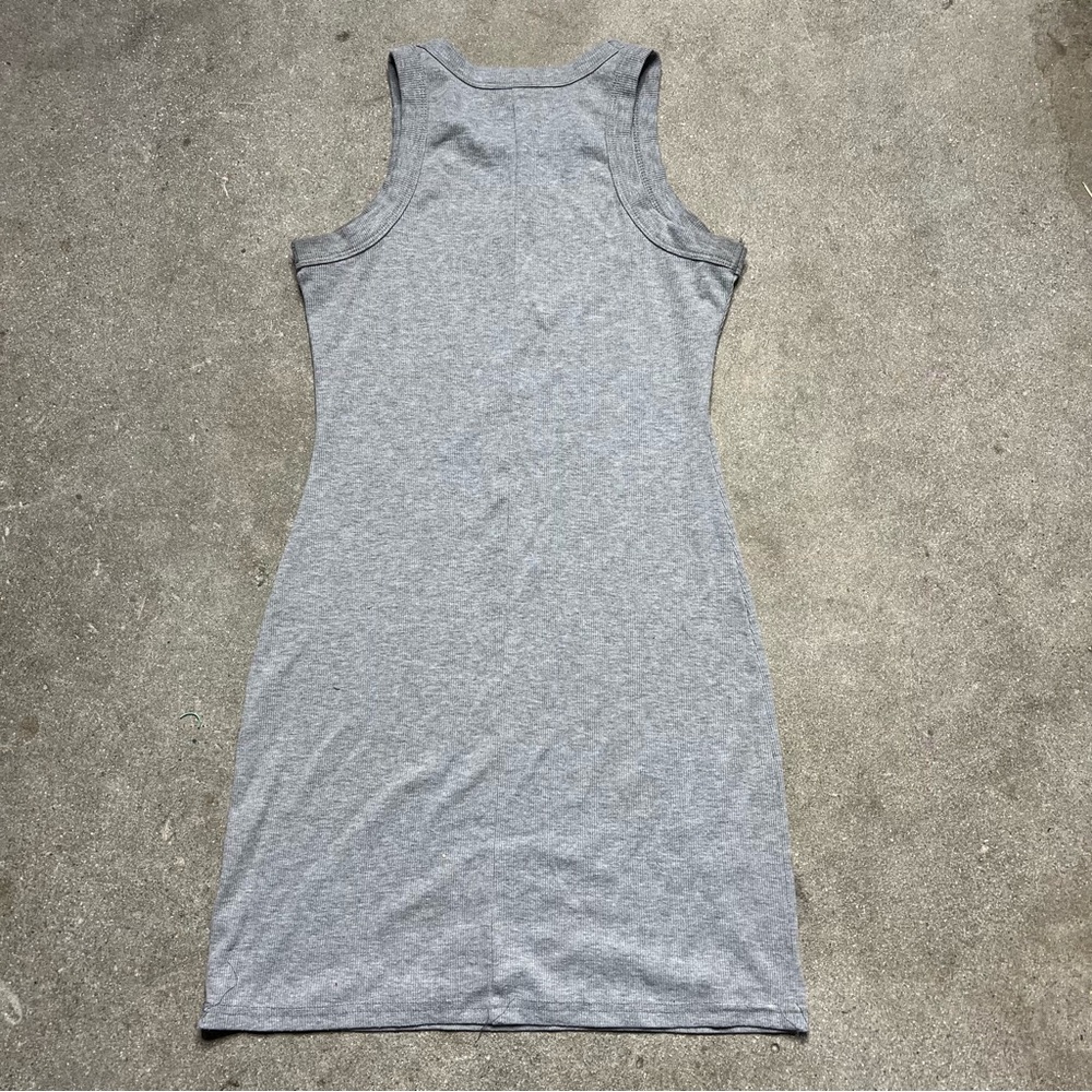 Gray Ribbed Mini Dress ⚾️✨ - Picture 2 of 2
